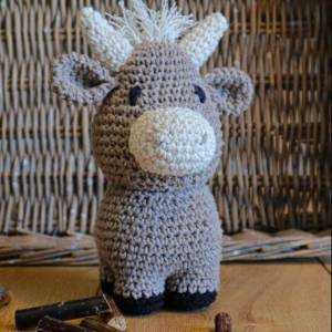 Kit crochet Amigurumi âne Joe - Hoooked